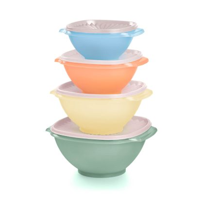 Tupper Ware Servalier® Bowls Set of 4 (Dreamy Pastels)